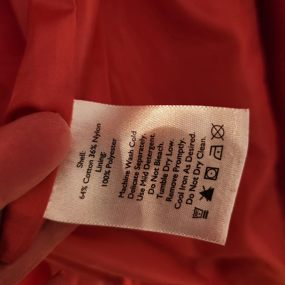 Eddie Bauer‎ Women's Single-Breast Trench Coral Rain Coat, Size XL